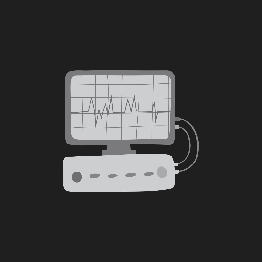 Illustration representing ICU