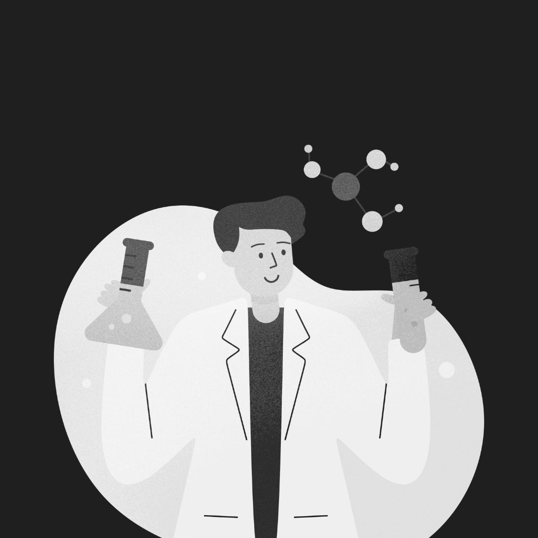 Illustration representing R&D