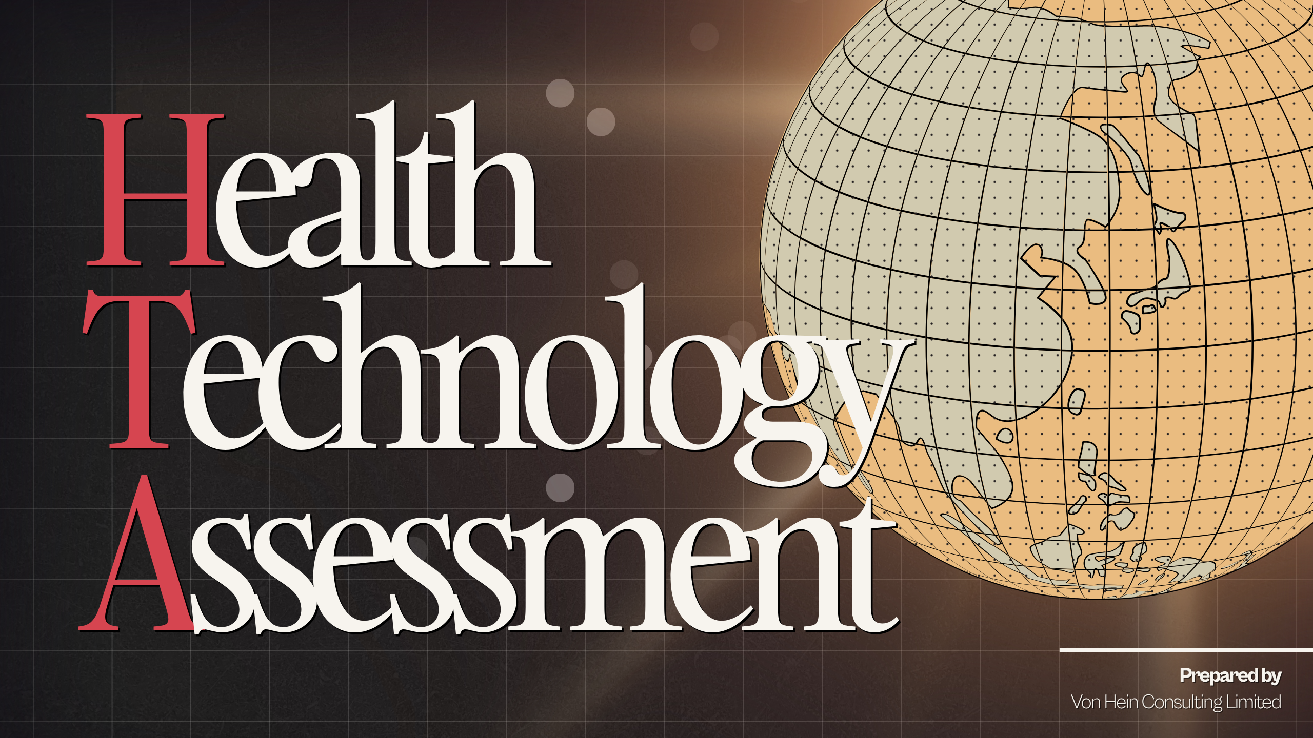 Global HTA report, in production